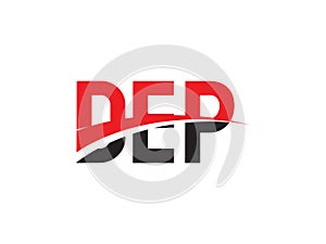 DEP Letter Initial Logo Design Vector Illustration photo
