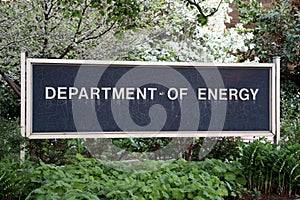 Department of Energy Sign photo