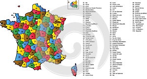 Departments of France photo