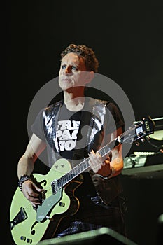 Depeche Mode in concert at the Minsk Arena on Friday, February 28, 2014 in Minsk, Belarus