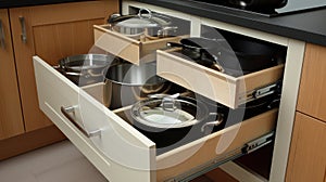 dependence wheelchair in the kitchen