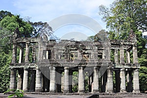 Depositarry of Buddhist texts in Preah Khan