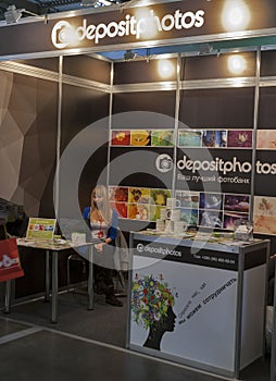 Depositphotos booth at REX trade show