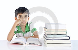 Depressed School boy