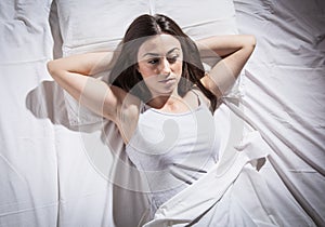 Insomnia depressed woman