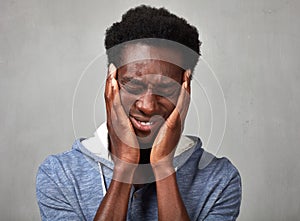 Depression black man