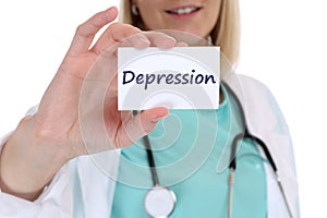 Depression depressed burnout ill illness doctor nurse