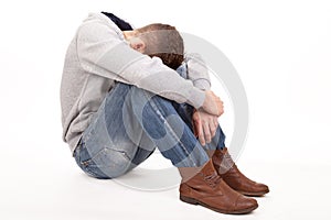 A depressive young man