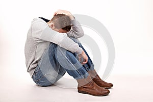 A depressive young man