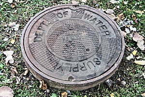 Dept of Water Supply Manhole Cover photo