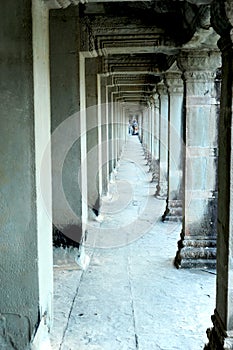 The depth of the corridor