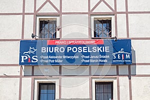 Deputies office Law and Justice Polish: Prawo i Sprawiedliwosc polish political party