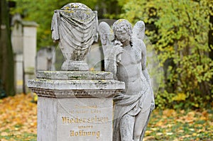 The Sankt Marx cemetery in Vienna, which was closed in 1874 and is a listed building photo