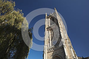 Derby, Derbyshire, UK: October 2018: Derby Cathedral of All Saints
