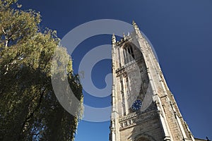 Derby, Derbyshire, UK: October 2018: Derby Cathedral of All Saints