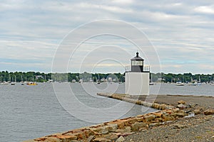 Derby Wharf Lighthouse, Salem, Massachusetts, USA