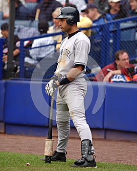 Derek Jeter on deck.