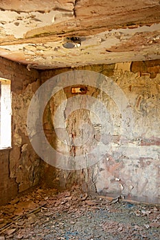 Derelict abandoned Office room discovered in urbex exploration