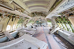 Derelict Aircraft in Bangkok Thailand