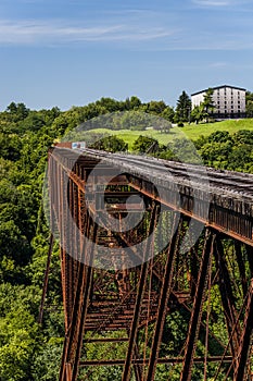 Derelict Bridge - Abandoned Railroad in Kentucky photo
