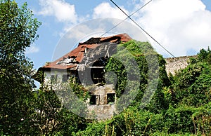 Derelict Building in Jajce