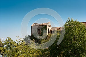 Derelict building - a typical Mediterranean scene