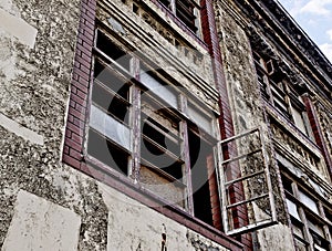 Derelict builing