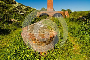 Derelict Cemaes Brickworks, Anglesey