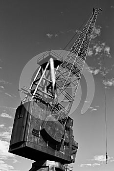 Derelict crane