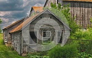 Derelict farm building