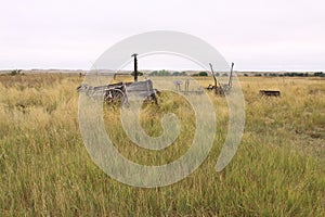 Derelict farm equipment