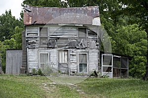 Derelict farm house