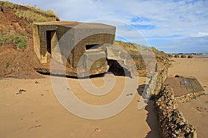 Derelict gun emplacement