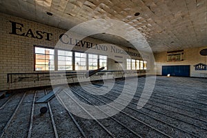 Derelict Gymnasium - Abandoned Saint Philomena School, East Cleveland, Ohio