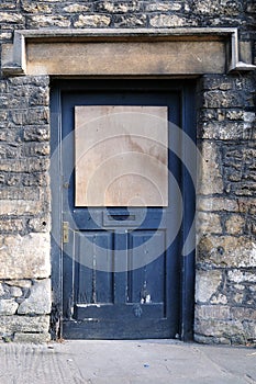 Derelict House Front Door photo