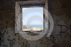 Derelict house by a lighthouse in Conil, Cadiz 5