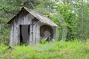 Derelict hut