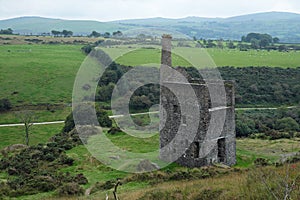 Derelict mine workings on Dartmoor UK