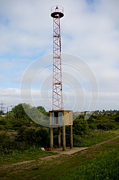 Derelict navigation tower