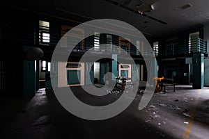 Derelict Prison Cells - Restricted Housing Unit - Abandoned Cresson Prison / Sanatorium - Pennsylvania