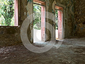 Derelict Sanatorium, Lost Place, Eleousa, Rhodes Island, Greece.