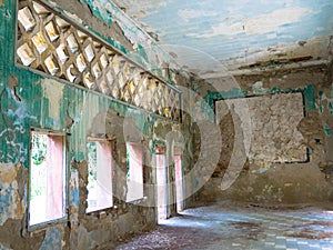 Derelict Sanatorium, Lost Place, Eleousa, Rhodes Island, Greece.