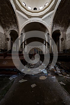 Derelict Sanctuary - Abandoned Our Lady Help of Christians Church - Pittsburgh, Pennsylvania