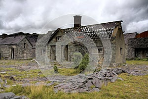 Derelict slate mine