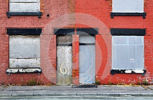 Derelict Terraced House photo