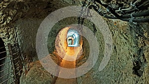 Derinkuyu Underground City in Cappadocia, Turkey