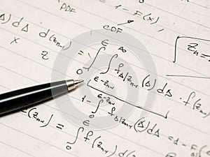 Derivation of an advanced mathematical formula