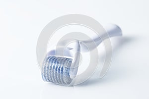 Derma roller for medical micro needling therapy.