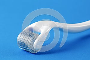 Derma roller for medical micro needling therapy.