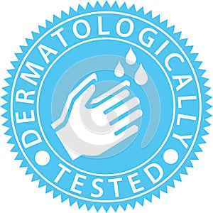 Dermatologically tested label, vector